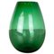 Green Bubble Sommerso Bullicante Murano Glass Vase, Italy, 1970s 1