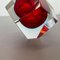 Murano Glass Sommerso Diamond Bowl Ashtray by Flavio Poli, Italy, 1970s, Image 12