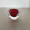 Murano Glass Sommerso Diamond Bowl Ashtray by Flavio Poli, Italy, 1970s 19