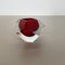 Murano Glass Sommerso Diamond Bowl Ashtray by Flavio Poli, Italy, 1970s 18