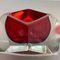 Murano Glass Sommerso Diamond Bowl Ashtray by Flavio Poli, Italy, 1970s 10