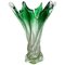 Extra Large Multi-Color Floral Glass Sommerso Vase, Italy, 1970s 1