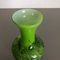 Grand Vase Pop Art Vintage Vert de Opaline Florence, Italie 5