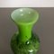 Large Vintage Green Pop Art Vase from Opaline Florence, Italy 5