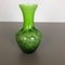 Large Vintage Green Pop Art Vase from Opaline Florence, Italy 3