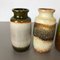 Vintage Pottery Fat Lava 213-20 Vases by Scheurich, Germany, Set of 4, Image 7