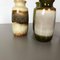 Vases Fat Lava 213-20 Vintage en Poterie par Scheurich, Allemagne, Set de 4 13