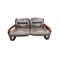 Mid-Century Scandinavian Leather Sofa 1