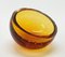 Mid-Century Amber Murano Glass Bullicante Decorative Bowl by Vinicio Vianello, 1960s, Image 12