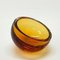 Mid-Century Amber Murano Glass Bullicante Decorative Bowl by Vinicio Vianello, 1960s 13