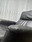 Italian Black Leather Swivel Chair 12