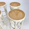 Austrian Cane and Bentwood Barstools, 1940s, Set of 4 2