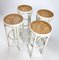 Austrian Cane and Bentwood Barstools, 1940s, Set of 4 4