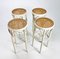 Austrian Cane and Bentwood Barstools, 1940s, Set of 4 1