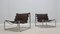 Leather Armchairs by Pascal Mourgue for Steiner, 1970s, Set of 2 1