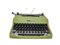 Grüne Olivetti Letter 32 Schreibmaschine von Marcello Nizzoli für Olivetti 1