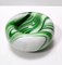 Postmodern White and Green Ashtray by Carlo Moretti, Italy 4