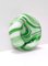 Postmodern White and Green Ashtray by Carlo Moretti, Italy 7