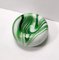 Postmodern White and Green Ashtray by Carlo Moretti, Italy 5