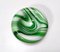 Postmodern White and Green Ashtray by Carlo Moretti, Italy 2