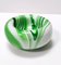 Postmodern White and Green Ashtray by Carlo Moretti, Italy 3