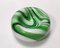 Postmodern White and Green Ashtray by Carlo Moretti, Italy 1