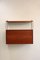 Teak Wall Shelf with Cabin Cabinet by Kajsa & Nils Strinning for String, 1960s, Image 1