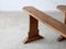 Provincial Cherry Wood Benches, Set of 2 3