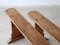 Provincial Cherry Wood Benches, Set of 2, Image 6