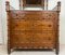 19th Century French Faux Bamboo Chest of Drawers & Mirror 3