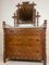 19th Century French Faux Bamboo Chest of Drawers & Mirror, Image 2