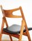 CH 29 Sawbuck Dining Chair by Hans J. Wegner for Carl Hansen, 1950s, Set of 4 10