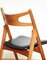 CH 29 Sawbuck Dining Chair by Hans J. Wegner for Carl Hansen, 1950s, Set of 4, Image 10