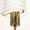 Swedish Brass Chandelier with Glass Shades, 1960s, Image 9