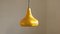 Gelbe Vintage Deckenlampe 1