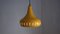 Gelbe Vintage Deckenlampe 4