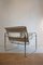 White Bauhaus B3 Wassily Chair by Marcel Breuer for Gavina 4
