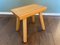 Small Vintage Solid Oak Stool, 1960s 6
