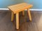 Small Vintage Solid Oak Stool, 1960s, Image 6