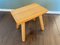 Small Vintage Solid Oak Stool, 1960s 10