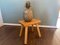 Small Vintage Solid Oak Stool, 1960s 3
