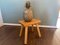 Small Vintage Solid Oak Stool, 1960s, Image 3