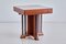 Iron, Oak & Macassar Ebony Side Table from De Genneper Molen, Netherlands, 1930s 1