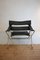 Bauhaus Black Leather D4 Folding Armchair by Marcel Breuer for Tecta 13