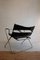 Bauhaus Black Leather D4 Folding Armchair by Marcel Breuer for Tecta 14