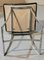 Italian Steel & Vinyl Dining Chairs, 1970s, Set of 6 11