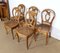 Napoleon III Solid Walnut Chairs, Set of 5 3