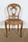 Napoleon III Solid Walnut Chairs, Set of 5 1