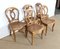 Napoleon III Solid Walnut Chairs, Set of 5, Image 2