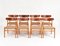 Danish CH23 Beech Teak Dining Chairs by Hans Wegner for Carl Hansen & Søn, 1950s, Set of 8 16